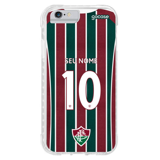 Capinha para celular  Fluminense - Uniforme 1 2024 Personalizado