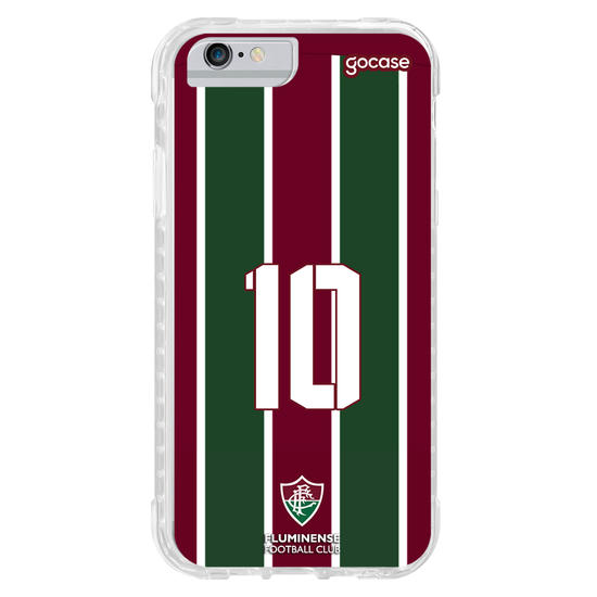 Capinha para celular Fluminense - Uniforme 1 Personalizado