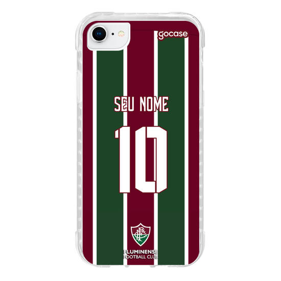 Capinha para celular Fluminense - Uniforme 1 Personalizado