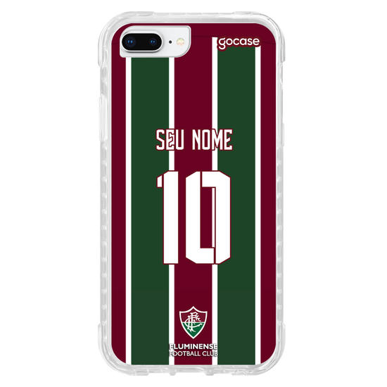 Capinha para celular Fluminense - Uniforme 1 Personalizado