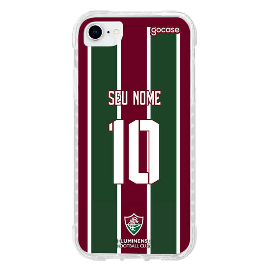Capinha para celular Fluminense - Uniforme 1 Personalizado