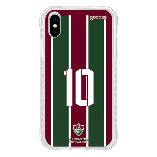 Capinha para celular Fluminense - Uniforme 1 Personalizado