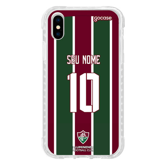Capinha para celular Fluminense - Uniforme 1 Personalizado