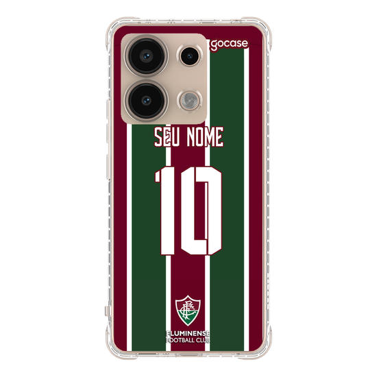 Capinha para celular Fluminense - Uniforme 1 Personalizado