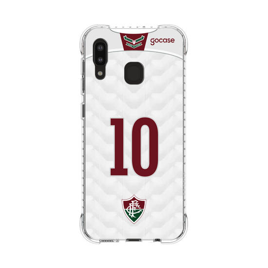 Capinha para celular Fluminense - Uniforme 2 2020 Personalizado