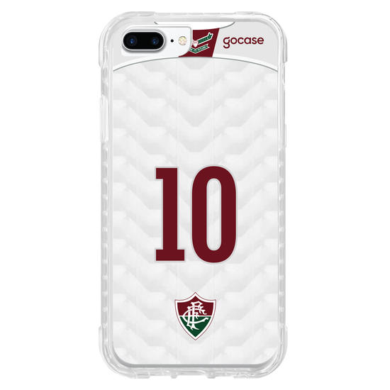 Capinha para celular Fluminense - Uniforme 2 2020 Personalizado