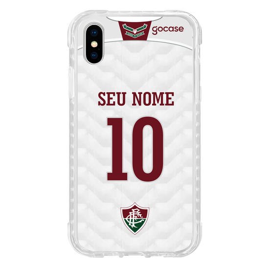 Capinha para celular Fluminense - Uniforme 2 2020 Personalizado