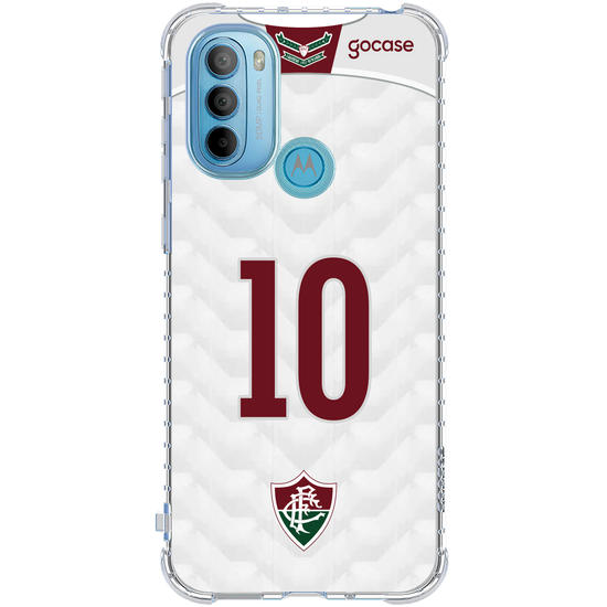 Capinha para celular Fluminense - Uniforme 2 2020 Personalizado