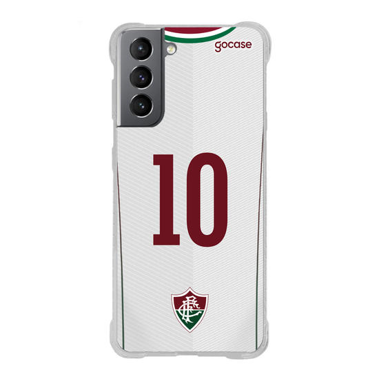 Capinha para celular Fluminense - Uniforme 2 2021 Personalizado