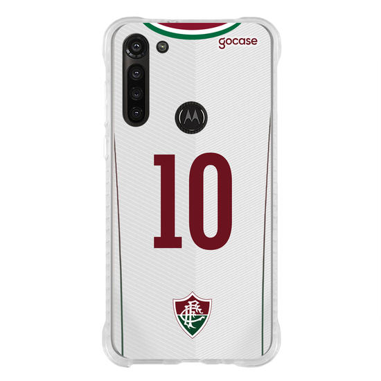Capinha para celular Fluminense - Uniforme 2 2021 Personalizado