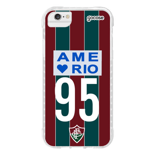 Capinha para celular Fluminense - Uniforme Retrô 95