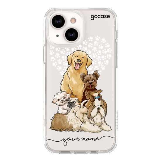 Cute Puppies Handwritten Phone Case