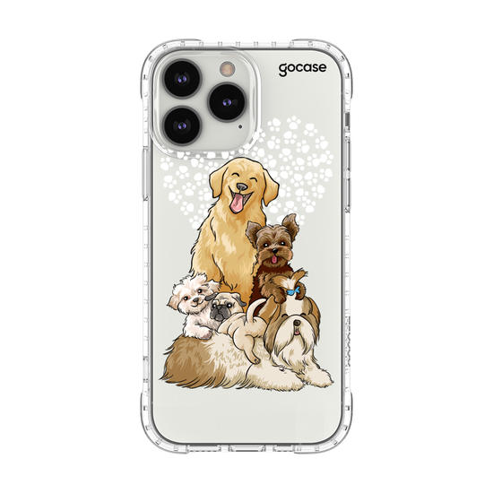 Capinha para celular Fofura de Cachorros Manuscrita