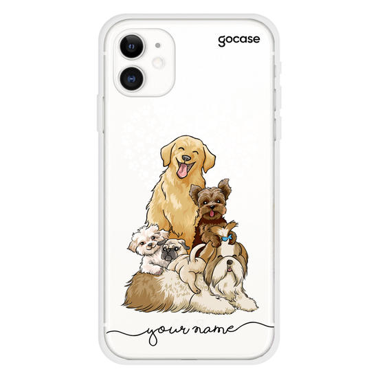 Cute Puppies Handwritten Phone Case