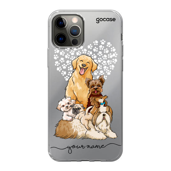 Coque Cute Puppies Handwritten