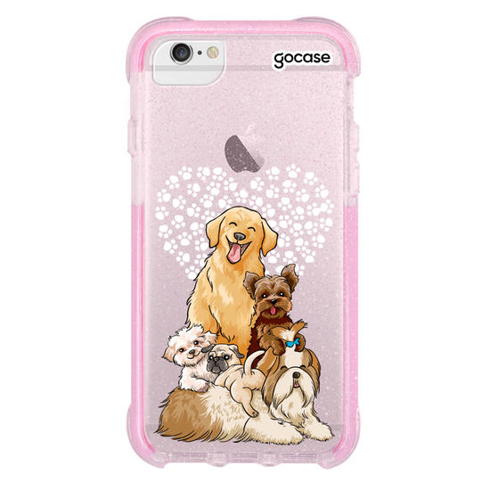 Capinha para celular Fofura de Cachorros