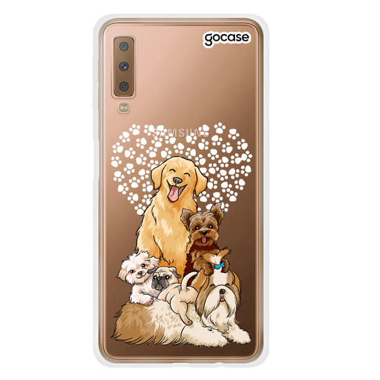 Capinha para celular Fofura de Cachorros