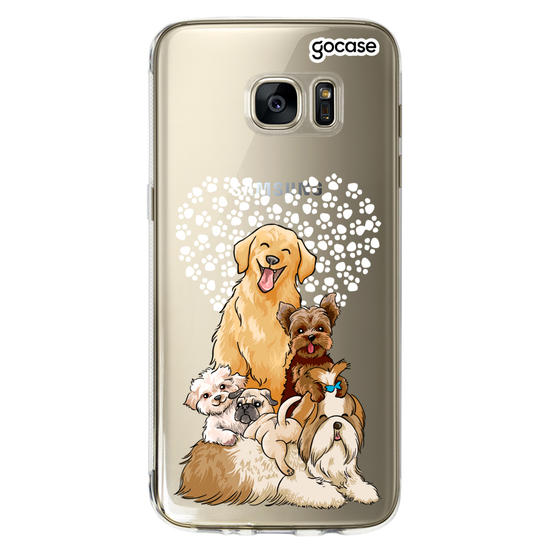 Capinha para celular Fofura de Cachorros