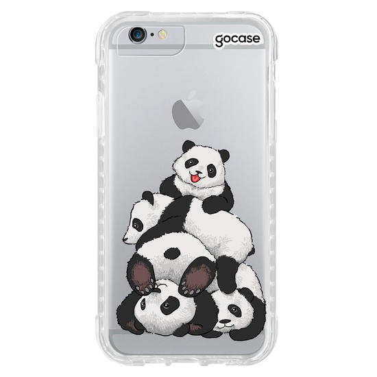Capinha para celular Fofura de Pandas