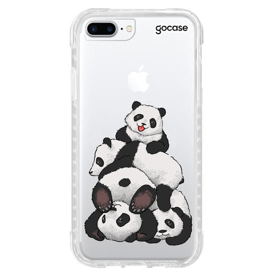 Capinha para celular Fofura de Pandas