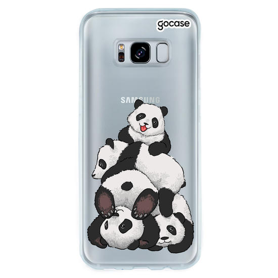 Capinha para celular Fofura de Pandas