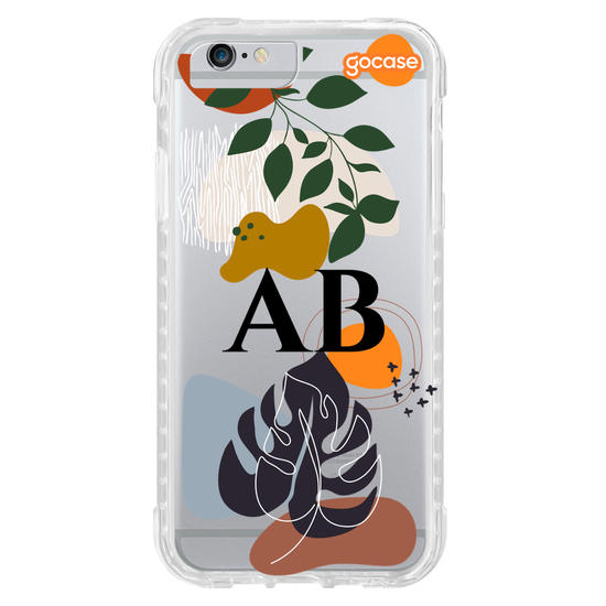 Capinha para celular Folhagem Abstrata