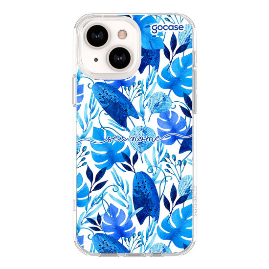 Capinha para celular Folhagem Azul