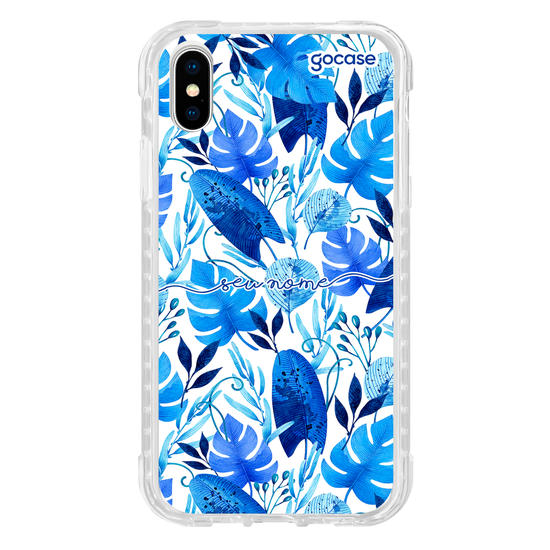 Capinha para celular Folhagem Azul