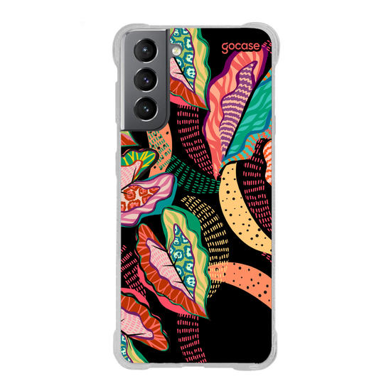 Capinha para celular  Folhagem Tropical Colors