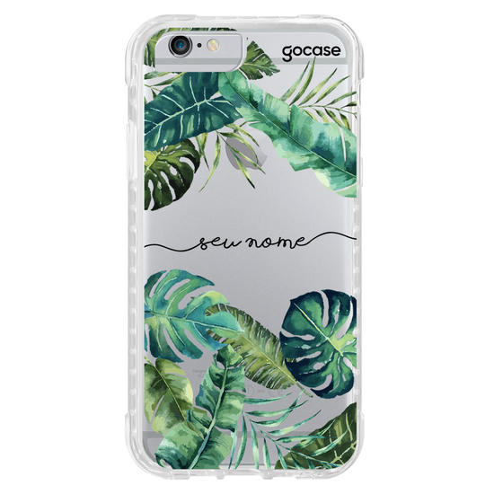 Capinha para celular Folhagem Tropical Manuscrita