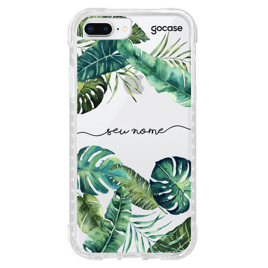 Capinha para celular Folhagem Tropical Manuscrita