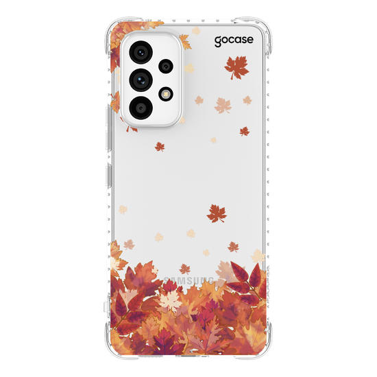 Capinha para celular Folhas do Outono Manuscrita