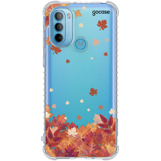 Capinha para celular Folhas do Outono Manuscrita