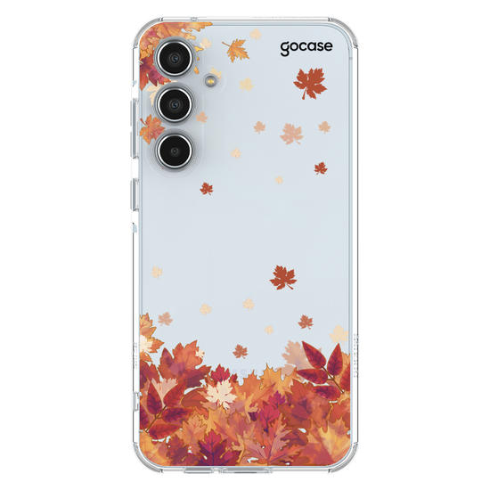 Capinha para celular Folhas do Outono Manuscrita