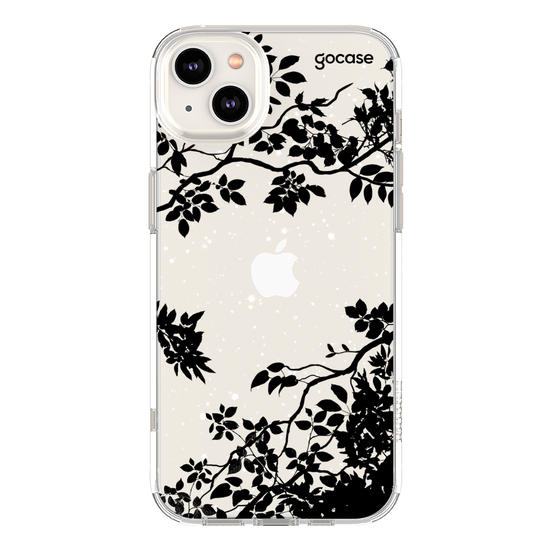 Capinha para celular Folhas Noturnas (Clean)