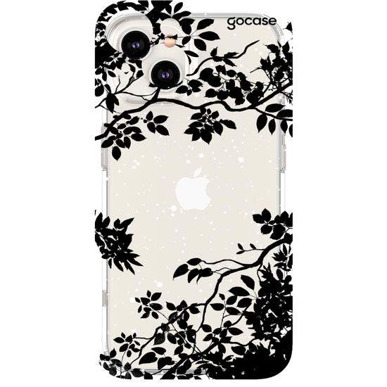 Capinha para celular Folhas Noturnas (Clean)