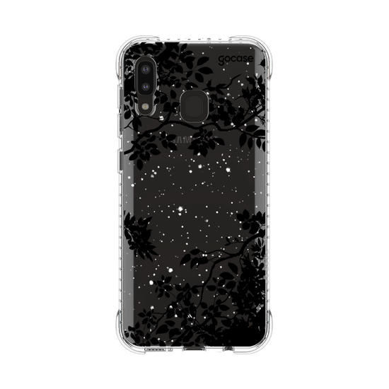 Capinha para celular Folhas Noturnas (Clean)
