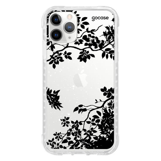 Capinha para celular Folhas Noturnas (Clean)