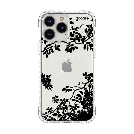 Capinha para celular Folhas Noturnas (Clean)