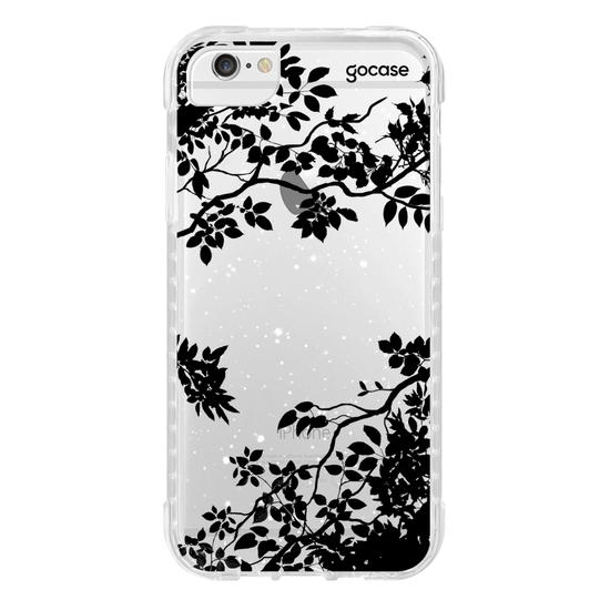 Capinha para celular Folhas Noturnas (Clean)