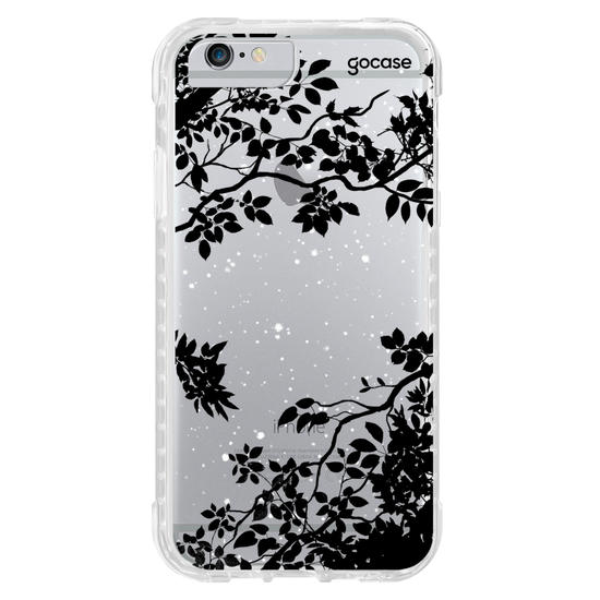 Capinha para celular Folhas Noturnas (Clean)