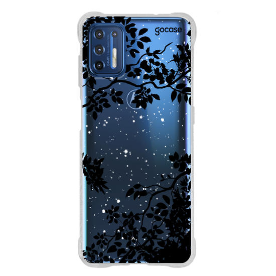 Capinha para celular Folhas Noturnas (Clean)