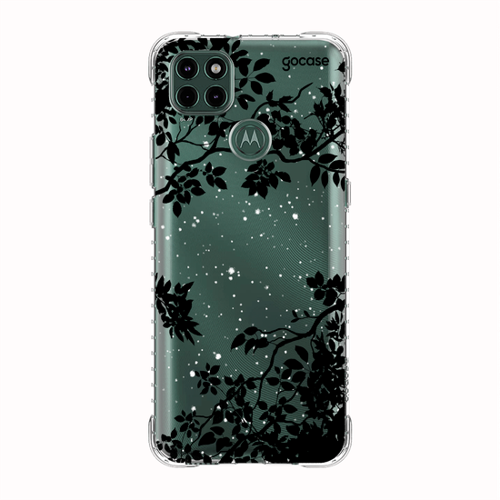 Capinha para celular Folhas Noturnas (Clean)