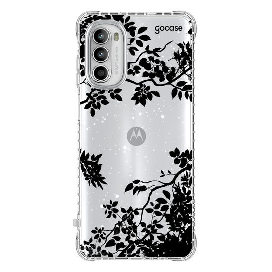 Capinha para celular Folhas Noturnas (Clean)