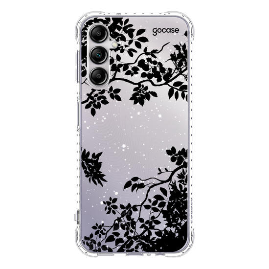 Capinha para celular Folhas Noturnas (Clean)