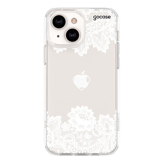 Forever Love Lace White -  Handwritten Phone Case