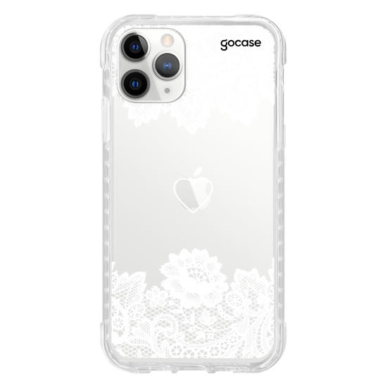 Capinha para celular Eterno Amor Renda White - Manuscrita