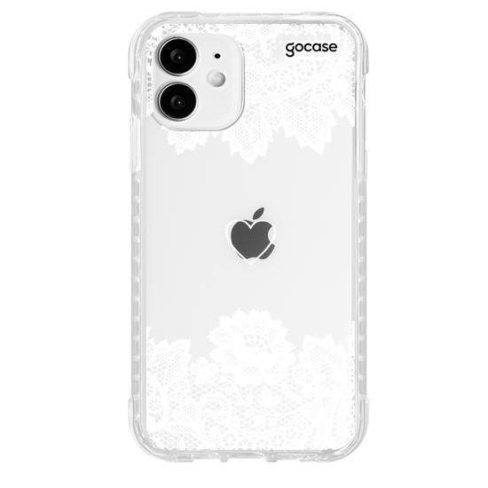 Capinha para celular Eterno Amor Renda White - Manuscrita