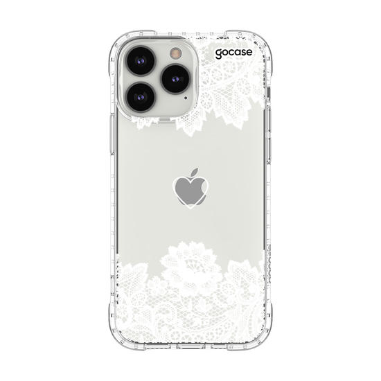 Capinha para celular Eterno Amor Renda White - Manuscrita
