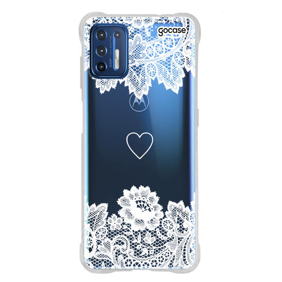 Capinha para celular Eterno Amor Renda White - Manuscrita